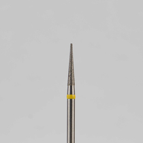 Алмазный бор турбинный стоматологический 836.314.164.080.014 «Конус» желтая насечка d=1,4 мм (5 шт)
