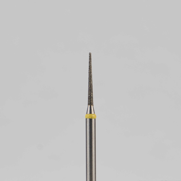 Алмазный бор турбинный стоматологический 836.314.164.080.009 «Конус» желтая насечка d=0,9 мм (5 шт) 0
