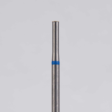 Алмазный бор турбинный стоматологический 866.314.150.001.014 «Цилиндр с острием» синяя насечка d=1,4 мм (5 шт) 0