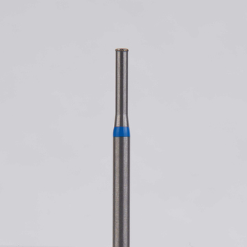 Алмазный бор турбинный стоматологический 866.314.150.001.012 «Цилиндр с острием» синяя насечка d=1,2 мм (5 шт) 0