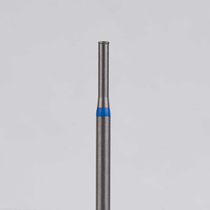 Алмазный бор турбинный стоматологический 866.314.150.001.012 «Цилиндр с острием» синяя насечка d=1,2 мм (5 шт)