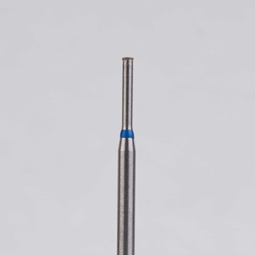 Алмазный бор турбинный стоматологический 866.314.150.001.010 «Цилиндр с острием» синяя насечка d=1 мм (5 шт) 0