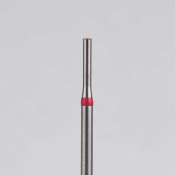 Алмазный бор турбинный стоматологический 856.314.150.001.012 «Цилиндр с острием» красная насечка d=1,2 мм (5 шт) 0