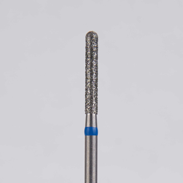 Алмазный бор турбинный стоматологический 866.314.137.100.016 «Цилиндр с острием» синяя насечка d=1,6 мм (5 шт) 0