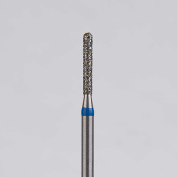 Алмазный бор турбинный стоматологический 866.314.137.080.012 «Цилиндр с острием» синяя насечка d=1,2 мм (5 шт) 0