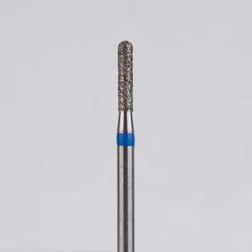Алмазный бор турбинный стоматологический 866.314.137.060.014 «Цилиндр с острием» синяя насечка d=1,4 мм (5 шт) 0