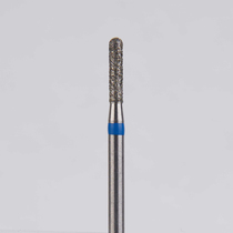 Алмазный бор турбинный стоматологический 866.314.137.060.014 «Цилиндр с острием» синяя насечка d=1,4 мм (5 шт)