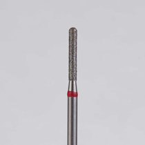 Алмазный бор турбинный стоматологический 856.314.137.080.012 «Цилиндр с острием» красная насечка d=1,2 мм (5 шт)