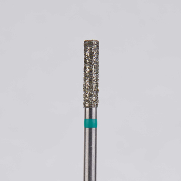 Алмазный бор турбинный стоматологический 876.314.107.080.018 «Цилиндр» зеленая насечка d=1,8 мм (5 шт) 0