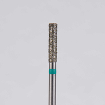 Алмазный бор турбинный стоматологический 876.314.107.080.018 «Цилиндр» зеленая насечка d=1,8 мм (5 шт)