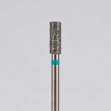 Алмазный бор турбинный стоматологический 876.314.107.060.023 «Цилиндр» зеленая насечка d=2,3 мм (5 шт) 0