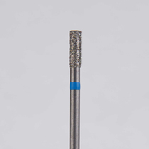 Алмазный бор турбинный стоматологический 866.314.107.060.018 «Цилиндр» синяя насечка d=1,8 мм (5 шт)