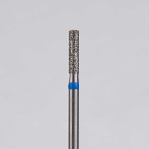 Алмазный бор турбинный стоматологический 866.314.107.060.016 «Цилиндр» синяя насечка d=1,6 мм (5 шт)