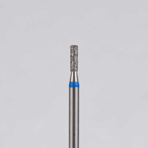 Алмазный бор турбинный стоматологический 866.314.107.040.012 «Цилиндр» синяя насечка d=1,2 мм (5 шт)