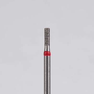 Алмазный бор турбинный стоматологический 856.314.107.040.012 «Цилиндр» красная насечка d=1,2 мм (5 шт) 0
