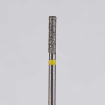 Алмазный бор турбинный стоматологический 836.314.107.080.016 «Цилиндр» желтая насечка d=1,6 мм (5 шт) 0