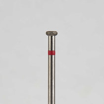 Алмазный бор турбинный стоматологический 856.314.067.010.027 «Колесо» красная насечка d=2,7 мм (5 шт)