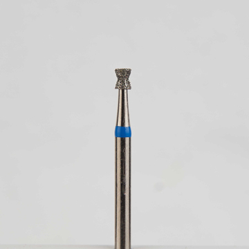 Алмазный бор турбинный стоматологический 866.314.032.018.016 «Обратный конус с юбкой» синяя насечка d=1,6 мм (5 шт) 0