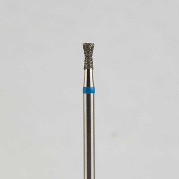 Алмазный бор турбинный стоматологический 866.315.019.030.016 «Обратный конус с шейкой» синяя насечка d=1,6 мм (5 шт) 0