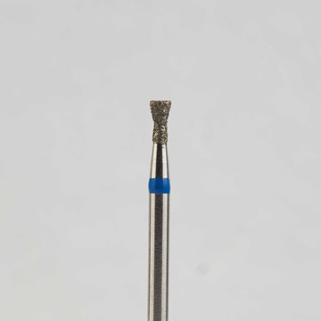 Алмазный бор турбинный стоматологический 866.314.019.030.016 «Обратный конус с шейкой» синяя насечка d=1,6 мм (5 шт) 0