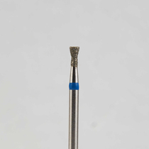 Алмазный бор турбинный стоматологический 866.314.019.030.016 «Обратный конус с шейкой» синяя насечка d=1,6 мм (5 шт)