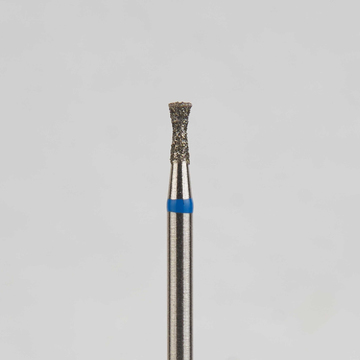 Алмазный бор турбинный стоматологический 866.314.019.030.014 «Обратный конус с шейкой» синяя насечка d=1,4 мм (5 шт) 0