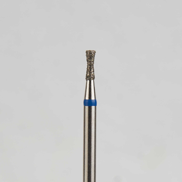 Алмазный бор турбинный стоматологический 866.314.019.030.012 «Обратный конус с шейкой» синяя насечка d=1,2 мм (5 шт) 0