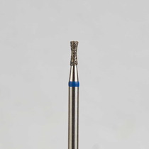 Алмазный бор турбинный стоматологический 866.314.019.030.012 «Обратный конус с шейкой» синяя насечка d=1,2 мм (5 шт)