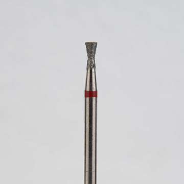 Алмазный бор турбинный стоматологический 856.315.019.030.014 «Обратный конус с шейкой» красная насечка d=1,4 мм (5 шт) 0