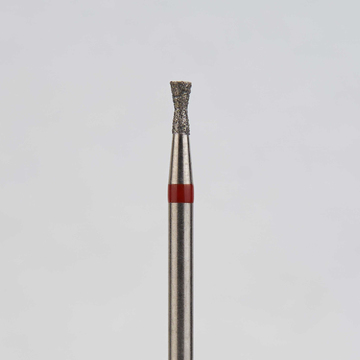 Алмазный бор турбинный стоматологический 856.315.019.030.012 «Обратный конус с шейкой» красная насечка d=1,2 мм (5 шт) 0