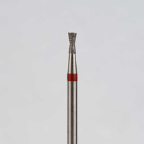 Алмазный бор турбинный стоматологический 856.315.019.030.012 «Обратный конус с шейкой» красная насечка d=1,2 мм (5 шт)