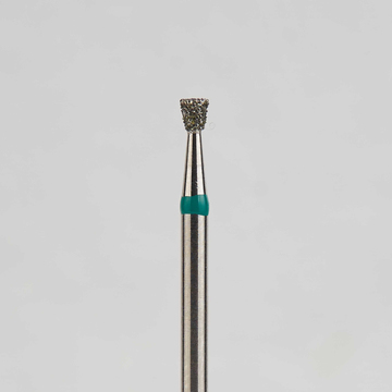 Алмазный бор турбинный стоматологический 876.315.010.016.016 «Обратный конус» зеленая насечка d=1,6 мм (5 шт) 0