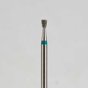 Алмазный бор турбинный стоматологический 876.315.010.016.014 «Обратный конус» зеленая насечка d=1,4 мм (5 шт) 0