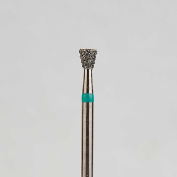 Алмазный бор турбинный стоматологический 876.314.010.023.023 «Обратный конус» зеленая насечка d=2,3 мм (5 шт) 0