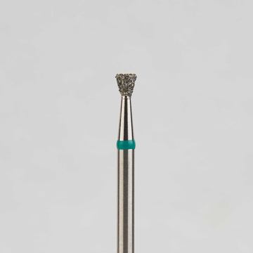Алмазный бор турбинный стоматологический 876.314.010.016.018 «Обратный конус» зеленая насечка d=1,8 мм (5 шт) 0