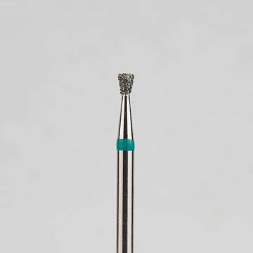 Алмазный бор турбинный стоматологический 876.314.010.016.014 «Обратный конус» зеленая насечка d=1,4 мм (5 шт) 0