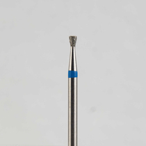 Алмазный бор турбинный стоматологический 866.315.010.016.014 «Обратный конус» синяя насечка d=1,4 мм (5 шт)