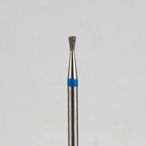 Алмазный бор турбинный стоматологический 866.315.010.016.012 «Обратный конус» синяя насечка d=1,2 мм (5 шт)