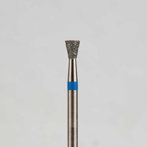 Алмазный бор турбинный стоматологический 866.314.010.023.023 «Обратный конус» синяя насечка d=2,3 мм (5 шт)