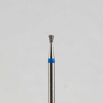 Алмазный бор турбинный стоматологический 866.314.010.016.012 «Обратный конус» синяя насечка d=1,2 мм (5 шт)