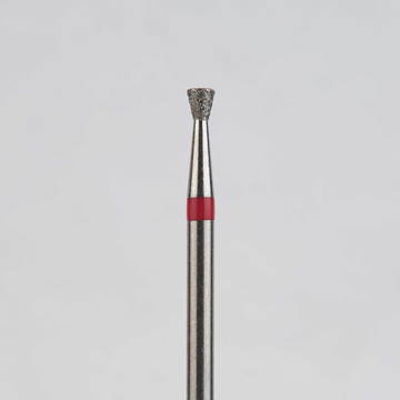 Алмазный бор турбинный стоматологический 856.315.010.016.016 «Обратный конус» красная насечка d=1,6 мм (5 шт) 0