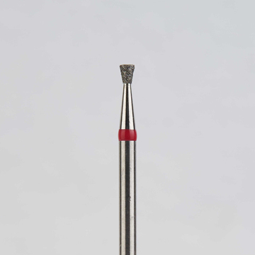 Алмазный бор турбинный стоматологический 856.315.010.016.012 «Обратный конус» красная насечка d=1,2 мм (5 шт) 0