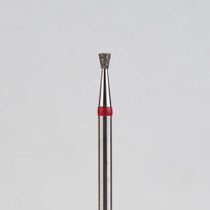 Алмазный бор турбинный стоматологический 856.315.010.016.012 «Обратный конус» красная насечка d=1,2 мм (5 шт)