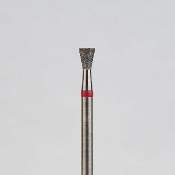 Алмазный бор турбинный стоматологический 856.314.010.023.021 «Обратный конус» красная насечка d=2,1 мм (5 шт) 0