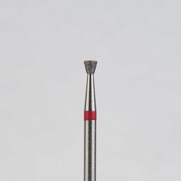 Алмазный бор турбинный стоматологический 856.314.010.016.016 «Обратный конус» красная насечка d=1,6 мм (5 шт) 0