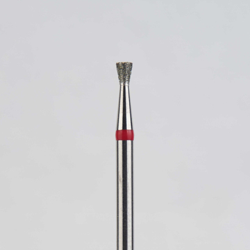 Алмазный бор турбинный стоматологический 856.314.010.016.014 «Обратный конус» красная насечка d=1,4 мм (5 шт) 0