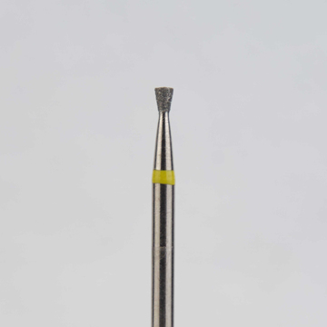 Алмазный бор турбинный стоматологический 836.314.010.016.012 «Обратный конус» желтая насечка d=2,3 мм (5 шт) 0