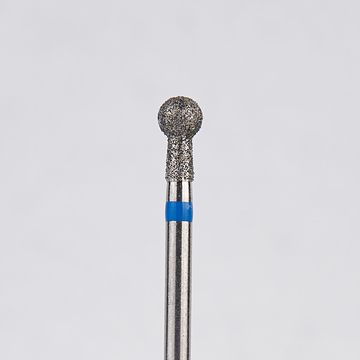 Алмазный бор турбинный стоматологический 866.314.002.055.027 «Шар с шейкой» синяя насечка d=2,7 мм (5 шт) 0