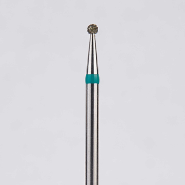 Алмазный бор турбинный стоматологический 876.316.001.009.012 «Шар» зеленая насечка d=1,2 мм (5 шт) 0