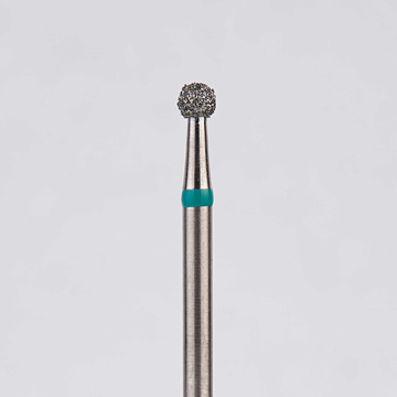 Алмазный бор турбинный стоматологический 876.315.001.018.021 «Шар» зеленая насечка d=2,1 мм (5 шт) 0